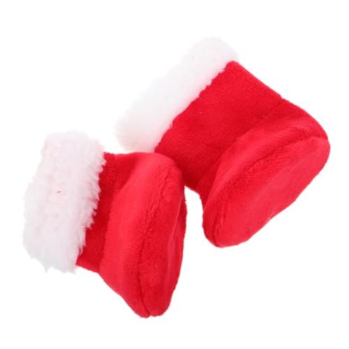 YARNOW Weihnachtsstiefel für Puppen Rote Plüsch Stiefeletten Detailgetreue Miniatur Santa Claus Boots Weiche Winter Deko für Puppenhaus und Bastelprojekte YARNOW Weihnachtsstiefel für Puppen Rote Plüsch Stiefeletten Detailgetreue Miniatur Santa Claus Boots Weiche Winter Deko für Puppenhaus und Bastelprojekte von YARNOW