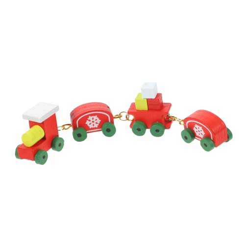 YARNOW Weihnachtszug Mini-Spielzeugeisenbahn Miniatur klein Dekoration Szene Desktop - Wohnkultur holzzug Zubehör für Puppenhäuser Zughandwerk hölzern rot YARNOW Weihnachtszug Mini-Spielzeugeisenbahn Miniatur klein Dekoration Szene Desktop - Wohnkultur holzzug Zubehör für Puppenhäuser Zughandwerk hölzern rot von YARNOW
