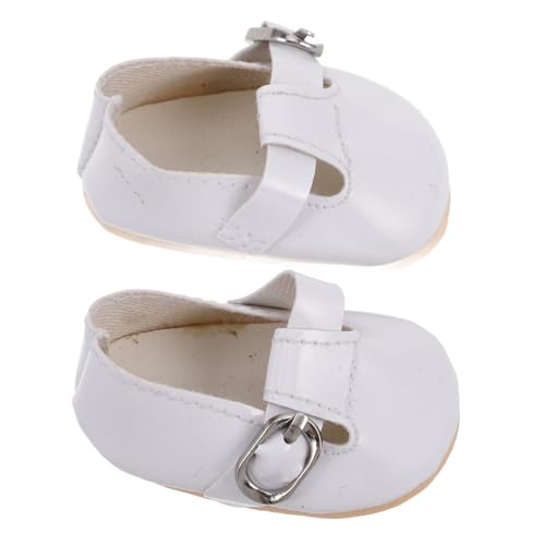 YARNOW Weiße Lederschuhe für Puppen Stilvolle Anziehschuhe für Puppen Vielseitige Sandalen für Kreative Outfits Bezauberndes Design YARNOW Weiße Lederschuhe für Puppen Stilvolle Anziehschuhe für Puppen Vielseitige Sandalen für Kreative Outfits Bezauberndes Design von YARNOW