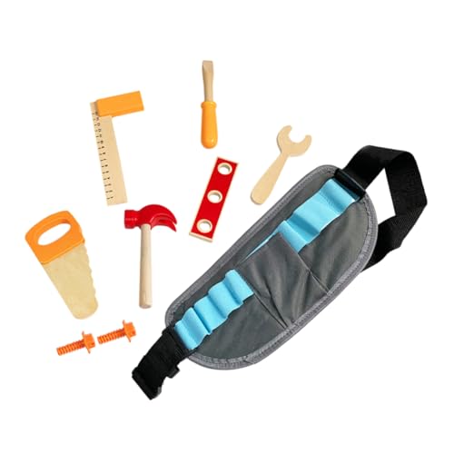 YARNOW Werkzeugspielzeug Set mit Teiligem Holzwerkzeug Buntes Sicheres Reparaturspielzeug für Kleinkinder Fördert Feinmotorik und Kreatives Lernen für Jungen und Mädchen YARNOW Werkzeugspielzeug Set mit Teiligem Holzwerkzeug Buntes Sicheres Reparaturspielzeug für Kleinkinder Fördert Feinmotorik und Kreatives Lernen für Jungen und Mädchen von YARNOW