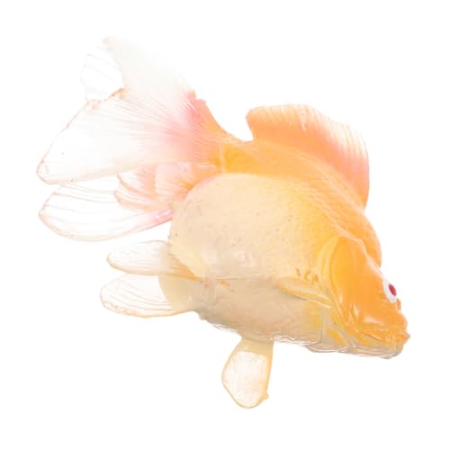 YARNOW Zierfischspielzeug Bubble -Zauberstäbe Gitarre sprengen Zubehör für Aquarien -Cracker Fischtankpflanzen Weihnachts-Strohaufsätze Quallenplüsch PVC Golden von YARNOW