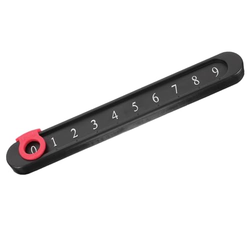 YARNOW Zubehör für Fußballmaschinen Kleiner Punktezähler Tischfußball-Werkzeuge Tischfußball-Zähler Tischfußball-Scorekeeper tragbare Score-Marker Requisiten für Tischfußballspiele Black von YARNOW