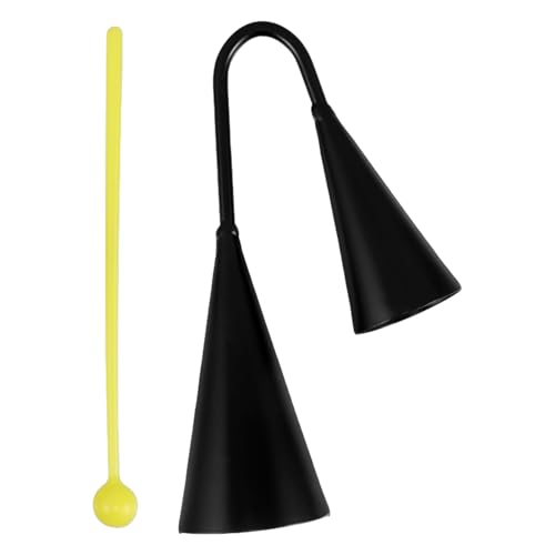 YARNOW Zweifarbige Handglocke aus Kunststoff Traditionelles Percussion Instrument für Fördert Musikalische Fähigkeiten und Rhythmusgefühl für Frühkindliche Erziehung YARNOW Zweifarbige Handglocke aus Kunststoff Traditionelles Percussion Instrument für Fördert Musikalische Fähigkeiten und Rhythmusgefühl für Frühkindliche Erziehung von YARNOW
