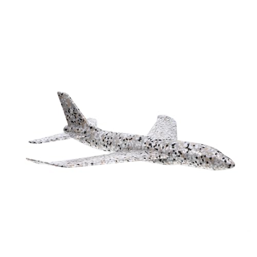 YARNOW für Gleitflugzeuge Ebene Flugzeuggeburtstagsdekoration Schaumflugzeug Segelflugzeuge für Handwerfen im Flugzeug Kinderspielzeug epp Silber von YARNOW