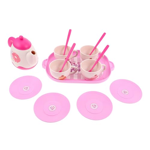 YARNOW simuliertes Tabellengeschirr Teekannenkinderspielzeug Teespielzeug für Mädchen für Tea-Party- Küchenspielzeug zum Plastik Wiederverwendbar YARNOW simuliertes Tabellengeschirr Teekannenkinderspielzeug Teespielzeug für Mädchen für Tea-Party- Küchenspielzeug zum Plastik Wiederverwendbar von YARNOW