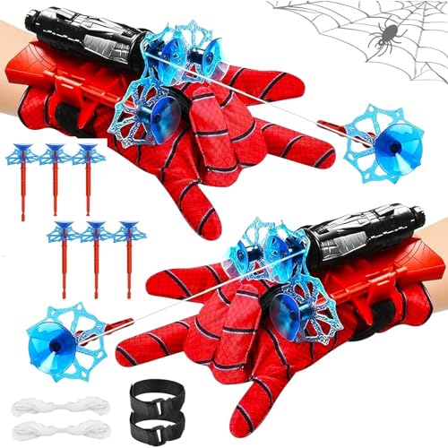 YARUJING 2 Set Super Spiderm Launcher Spiderm Launcher Handschuh Spiderman Handschuhe Kinder Spiderm Launcher Handschuhe Spiderm Spielzeug Handschuh Cosplay Glove Launcher Für Kinder Fans YARUJING 2 Set Super Spiderm Launcher Spiderm Launcher Handschuh Spiderman Handschuhe Kinder Spiderm Launcher Handschuhe Spiderm Spielzeug Handschuh Cosplay Glove Launcher Für Kinder Fans von YARUJING