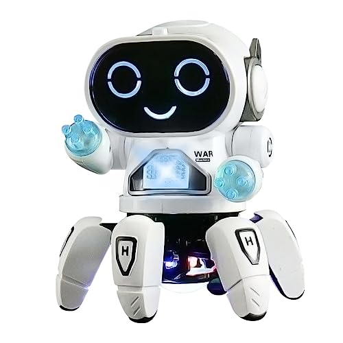 YATOSEEN Jouet Roboter Pour Enfants, Robot Compagnon Pour Enfants, Avec Projection de Lumière Colorée, Danse, Chante et Marche, Pour Les Enfants de 4 à 12 ans Comme Cadeau D'anniversaire, AT-DRT2 YATOSEEN Jouet Roboter Pour Enfants, Robot Compagnon Pour Enfants, Avec Projection de Lumière Colorée, Danse, Chante et Marche, Pour Les Enfants de 4 à 12 ans Comme Cadeau D'anniversaire, AT-DRT2 von YATOSEEN