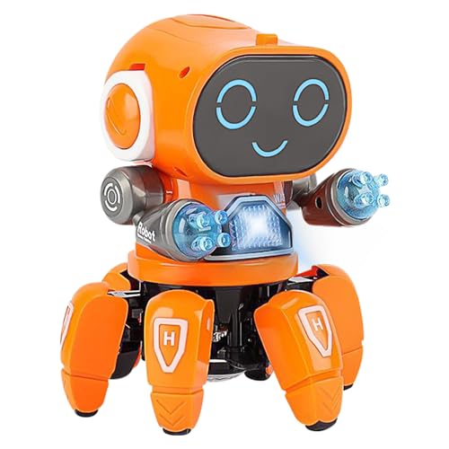 YATOSEEN Kinder Roboter Spielzeug, Begleitroboter für Kinder, mit Bunter Lichtprojektion, Tanzen, Singen und Gehen, für Kinder im Alter von 4 bis 12 Jahren als Geburtstags Geschenk von YATOSEEN