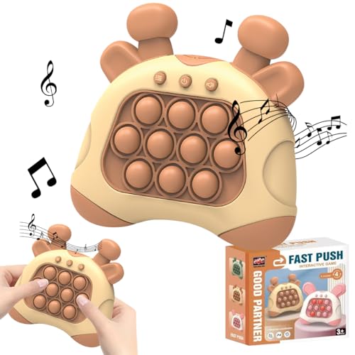 YATOSEEN Quick Push Game Fidget Toys Pro für Kinder und Erwachsene, Handheld Push Bubble Stress Leuchtspielzeug, Pop Handheld-Spiel, Anti Angst Autismus Squeeze-Sensorspielzeug für Kinder YATOSEEN Quick Push Game Fidget Toys Pro für Kinder und Erwachsene, Handheld Push Bubble Stress Leuchtspielzeug, Pop Handheld-Spiel, Anti Angst Autismus Squeeze-Sensorspielzeug für Kinder von YATOSEEN