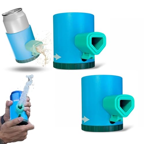 YAUWIHE Schrotflinten Roulette, Trinkspiel für Tailgating, Randomisierte Bier-Schrotflinte, das aufregende Twist-and-Pass-Partyspiel, EIN lustiges Bachelor-Partygeschenk für Heckklappen BBQ (2pcs) von YAUWIHE