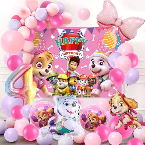 Dog Thema Party Dekorationen,Dog Thema Geburtstags Dekorationen,Cartoon Luftballons Set,Thema Deko Kindergeburtstag,Thema Geburtstags Dekoration für 4 Jahr Kinder Dog Thema Party Dekorationen,Dog Thema Geburtstags Dekorationen,Cartoon Luftballons Set,Thema Deko Kindergeburtstag,Thema Geburtstags Dekoration für 4 Jahr Kinder von YAXMME