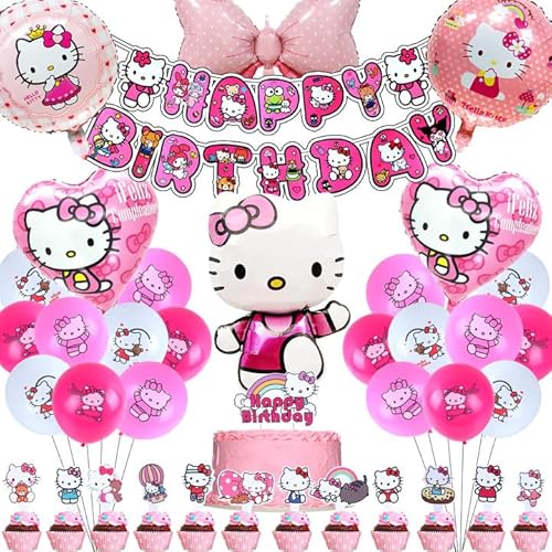 cute kitty Geburtstagsdeko, cute kitty Deko Ballons, cute kitty Geburtstag Deko, cute kitty Party Deko Set, cute kitty Tortendeko Happy Birthday Banner Latexballons,für Kinder Party Dekoration cute kitty Geburtstagsdeko, cute kitty Deko Ballons, cute kitty Geburtstag Deko, cute kitty Party Deko Set, cute kitty Tortendeko Happy Birthday Banner Latexballons,für Kinder Party Dekoration von YAXMME