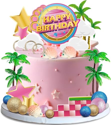 Lgel Tortendeko Geburtstags, 30 Stück Blau lgel Kuchen Deko,Mini Figuren, Cartoon Cake Topper Tortenaufleger Kindergeburtstag, für Jungen und Mädchen Thema Partydekoration Supplies (B) von YAXZIM