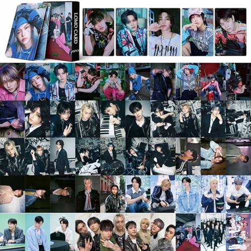 YAzgan Stray Kids JJAM Lomo Karten, 55 Stück, K-pop, Lomo, 5,5 x 8,5 cm, Greeting Cards YAzgan Stray Kids JJAM Lomo Karten, 55 Stück, K-pop, Lomo, 5,5 x 8,5 cm, Greeting Cards von Dttra