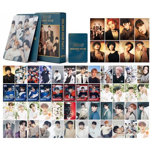 Kpop Ateez Lomo Karten 55 Stück - Gold Hour Album Photocards Set - Merch Fotokarten Geschenk für Fans Kpop Ateez Lomo Karten 55 Stück - Gold Hour Album Photocards Set - Merch Fotokarten Geschenk für Fans von YAzgan
