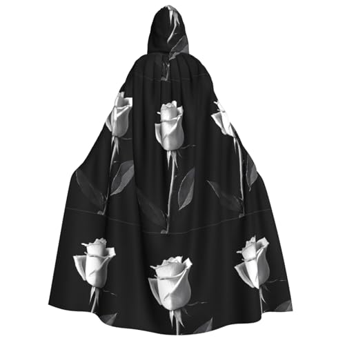 YBAOFU Halloween Hexe Zauberer Kapuzenumhang, Weihnachten Cosplay Kapuzenumhang für Männer und Frauen Mode Gastgeschenke Partyzubehör Kleidung Kleidung Kostüm - Rosa von YBAOFU