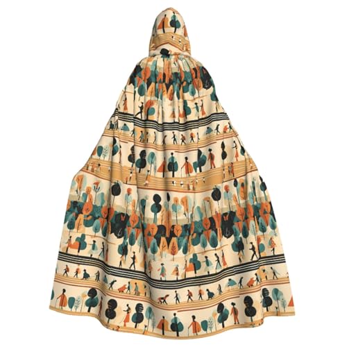 YBAOFU Halloween Hexe Zauberer Kapuzenumhang Kapuzenumhang Weihnachten Cosplay Umhang Erwachsene Männer Frauen Gastgeschenke Partyzubehör Kleidung Kostüme Bohemian Style von YBAOFU
