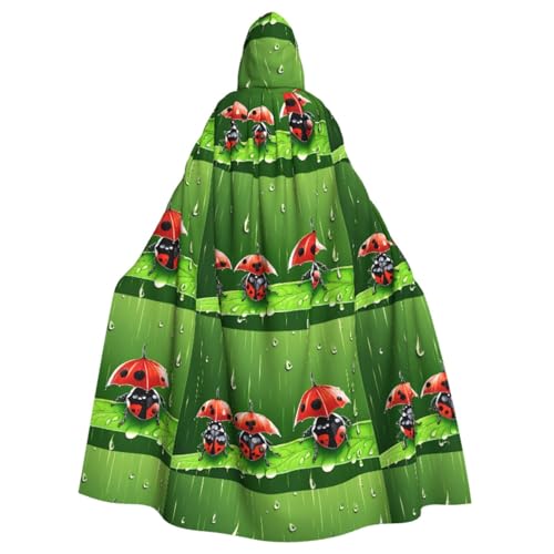 YBAOFU Halloween Hexe Zauberer Kapuzenumhang mit Kapuze Umhang Weihnachten Cosplay Umhang Erwachsene Männer Frauen Gastgeschenke Partybedarf Kleidung Kleidung Kostüm - von YBAOFU