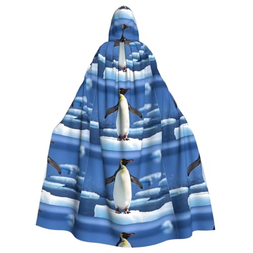 YBAOFU Halloween Hexe Zauberer Kapuzenumhang mit Kapuze Umhang Weihnachten Cosplay Umhang Erwachsene Männer Frauen Gastgeschenke Partybedarf Kleidung Kleidung Kostüm - von YBAOFU