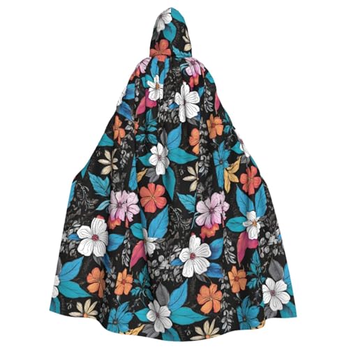 YBAOFU Halloween Zauberer Hexe Kapuzenmantel Umhang Weihnachten Hoodies Umhang Cosplay für Erwachsene Männer Frauen Urlaub Gastgeschenke Partyzubehör Kleider Kleidung Kostüm – Blumenblau YBAOFU Halloween Zauberer Hexe Kapuzenmantel Umhang Weihnachten Hoodies Umhang Cosplay für Erwachsene Männer Frauen Urlaub Gastgeschenke Partyzubehör Kleider Kleidung Kostüm – Blumenblau von YBAOFU