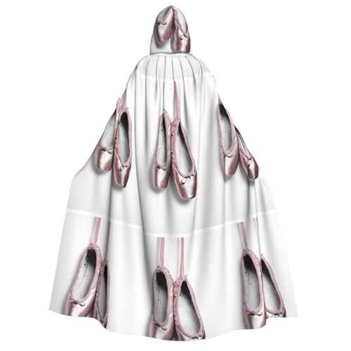 YBAOFU Halloween Zauberer Hexe Kapuzenmantel Umhang Weihnachten Hoodies Umhang Cosplay für Mode Männer Frauen Urlaub Gastgeschenke Partyzubehör Kleider Kleidung Kostüm Ballettschuhe von YBAOFU