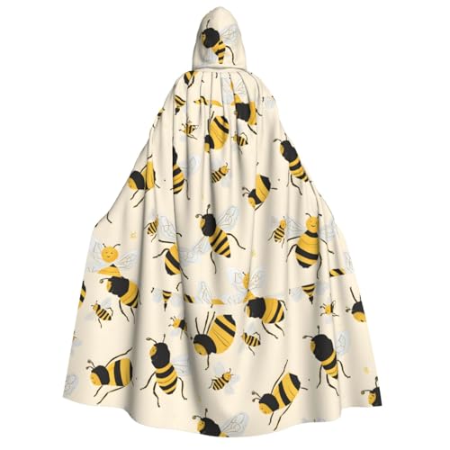 YBAOFU Halloween Zauberer Hexe Kapuzenmantel Umhang Weihnachten Hoodies Umhang Cosplay für Mode Männer Frauen Urlaub Gastgeschenke Partyzubehör Kleider Kleidung Kostüm - Biene YBAOFU Halloween Zauberer Hexe Kapuzenmantel Umhang Weihnachten Hoodies Umhang Cosplay für Mode Männer Frauen Urlaub Gastgeschenke Partyzubehör Kleider Kleidung Kostüm - Biene von YBAOFU