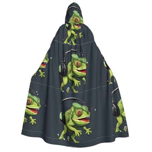 YBAOFU Halloween Zauberer Hexe Kapuzenmantel Umhang Weihnachten Hoodies Umhang Cosplay für Mode Männer Frauen Urlaub Gastgeschenke Partyzubehör Kleider Kleidung Kostüm – Niedliches Chamäleon Musik YBAOFU Halloween Zauberer Hexe Kapuzenmantel Umhang Weihnachten Hoodies Umhang Cosplay für Mode Männer Frauen Urlaub Gastgeschenke Partyzubehör Kleider Kleidung Kostüm – Niedliches Chamäleon Musik von YBAOFU