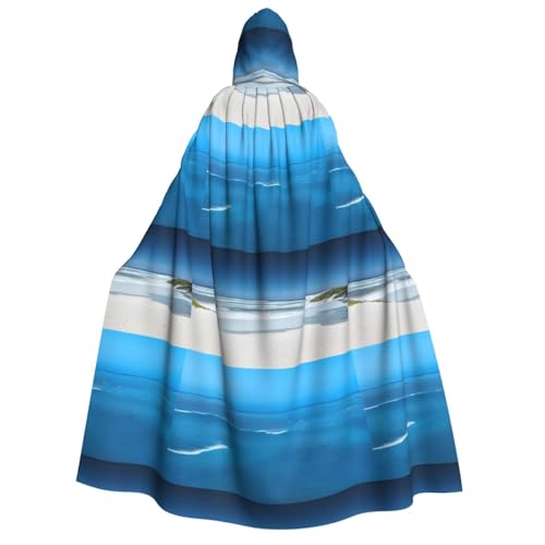YBAOFU Halloween Zauberer Hexe Kapuzenmantel Umhang Weihnachten Hoodies Umhang Cosplay für Mode Männer Frauen Urlaub Gastgeschenke Partyzubehör Kleider Kleidung Kostüm – Unterwasseransicht von YBAOFU