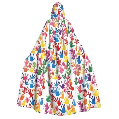 YBAOFU Halloween Zauberer Hexe Mit Kapuze Robe Mantel, Weihnachten Hoodies Cape Cosplay für Mode Männer Frauen Urlaub Bevorzugungen Partybedarf Kleider Kleidung Kostüm - Handdruck YBAOFU Halloween Zauberer Hexe Mit Kapuze Robe Mantel, Weihnachten Hoodies Cape Cosplay für Mode Männer Frauen Urlaub Bevorzugungen Partybedarf Kleider Kleidung Kostüm - Handdruck von YBAOFU