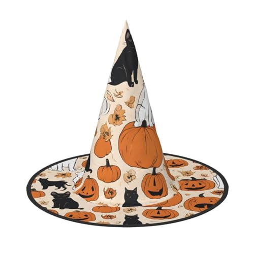 YBAOFU Hexenhut für Damen, spitz, faltbar, für Halloween-Party-Dekoration, 1 Stück – Hexenhut YBAOFU Hexenhut für Damen, spitz, faltbar, für Halloween-Party-Dekoration, 1 Stück – Hexenhut von YBAOFU