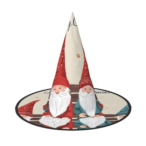 YBAOFU Hexenhut für Damen mit Tüll, faltbar, für Halloween-Partydekoration, 1 Stück, Weihnachtswichtel YBAOFU Hexenhut für Damen mit Tüll, faltbar, für Halloween-Partydekoration, 1 Stück, Weihnachtswichtel von YBAOFU