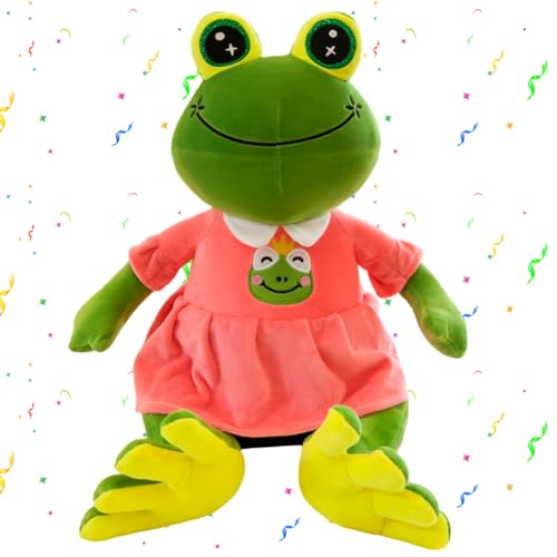 YCFAIIKG Frosch Kuscheltier Kinder,Frog Plush Toy,Cartoon Frosch Puppen Plüsch Spielzeug Stuffed Kuscheltier für Kinder Mädchen Jungen Geschenke -30cm YCFAIIKG Frosch Kuscheltier Kinder,Frog Plush Toy,Cartoon Frosch Puppen Plüsch Spielzeug Stuffed Kuscheltier für Kinder Mädchen Jungen Geschenke -30cm von YCFAIIKG