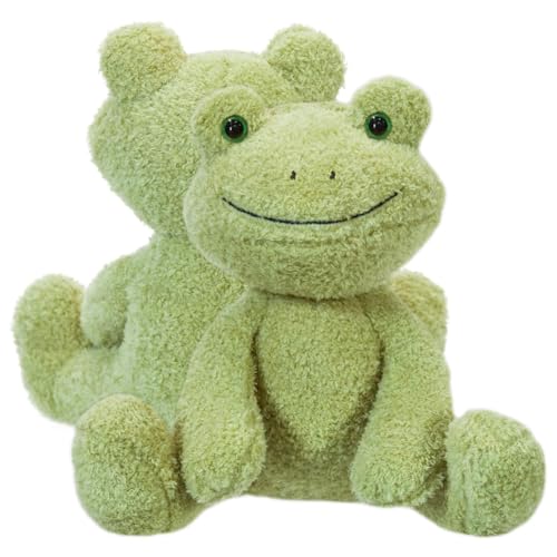 YCFAIIKG Frosch Kuscheltier für Kinder - Plüsch Frosch Weiche und Komfortable Plüschpuppe - 25cm von YCFAIIKG