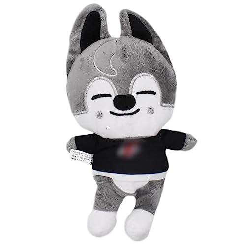YCGDPH Stray Kids Kuscheltier,Skzoo SKZ Plüsch Bbokari,Skzoo Plüsch Puppe Spielzeug,Weiches Tier Plüschtier Gefülltes Kissenkissen,Wolf Plüschtier,Cartoon Kuscheltier für Jungen und Mädchen Fans von YCGDPH