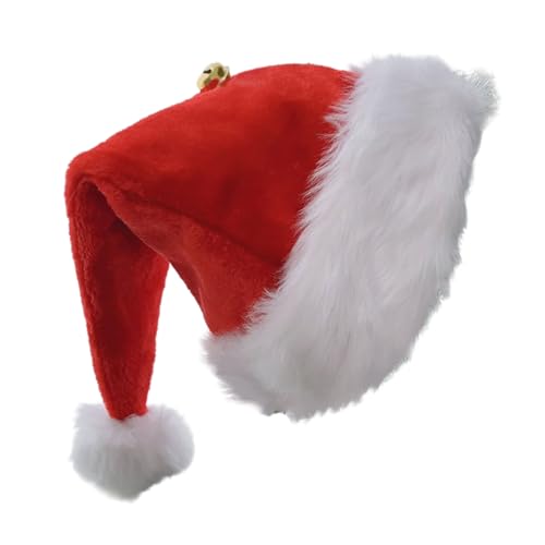 YCHUCH Bells Santa Verdicken Plüsch Für Urlaubskomfort Liner Weihnachten Neujahr Symbolkappen Mit Weißem Krempe YCHUCH Bells Santa Verdicken Plüsch Für Urlaubskomfort Liner Weihnachten Neujahr Symbolkappen Mit Weißem Krempe von YCHUCH