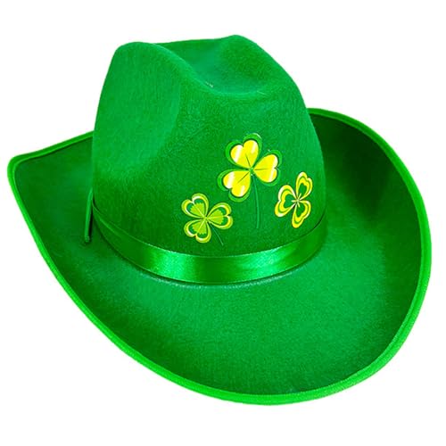 YCHUCH Cosplay Performances Hutfestival Celebration Hat Stylish Green Halloween Hat Music Festival Kopfbedeckung von YCHUCH