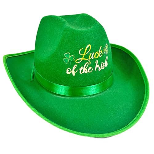 YCHUCH Cosplay Performances Hutfestival Celebration Hat Stylish Green Halloween Hat Music Festival Kopfbedeckung von YCHUCH