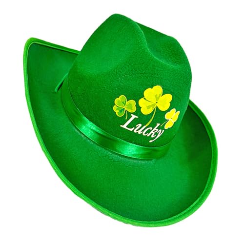YCHUCH Cosplay Performances Hutfestival Celebration Hat Stylish Green Halloween Hat Music Festival Kopfbedeckung von YCHUCH