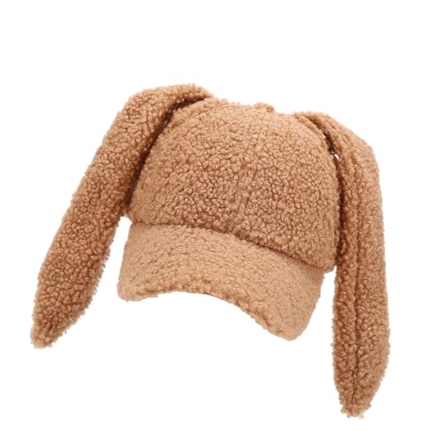 YCHUCH Dicker Baseballhut für Halloween, Cosplay, Sport, Hut mit Ohren, 2000er Jahre, Cosplay-Hut, Kaninchen, Baseballmützen, 2000er Jahre von YCHUCH