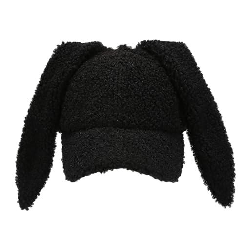 YCHUCH Dicker Baseballhut für Halloween, Cosplay, Sport, Hut mit Ohren, 2000er Jahre, Cosplay-Hut, Kaninchen, Baseballmützen, 2000er Jahre von YCHUCH