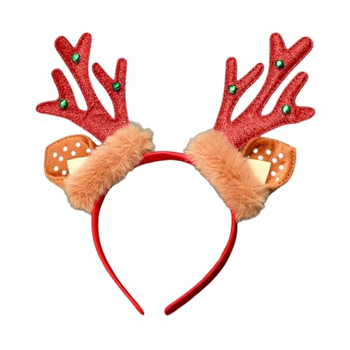 YCHUCH Geweih Weihnachten Kopfbedeckung Pelz Stirnband Foto Requisiten Party Cosplay Kostüme Tanzen Party Stirnband Weihnachten YCHUCH Geweih Weihnachten Kopfbedeckung Pelz Stirnband Foto Requisiten Party Cosplay Kostüme Tanzen Party Stirnband Weihnachten von YCHUCH