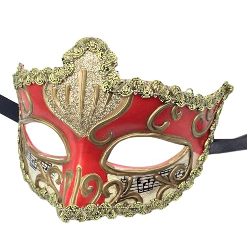 YCHUCH Handbemalte Maskerade halbes Gesicht Halloween Party Auge für Erwachsene Männer Frauen Maskerade Kostüm Zubehör YCHUCH Handbemalte Maskerade halbes Gesicht Halloween Party Auge für Erwachsene Männer Frauen Maskerade Kostüm Zubehör von YCHUCH