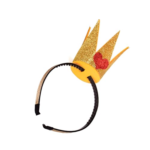 YCHUCH Kronen Blingbling Stirnband Herz Kopfbedeckung Zauberstab Foto Requisiten Weihnachten Party Kopfbedeckung Cosplay Zubehör von YCHUCH