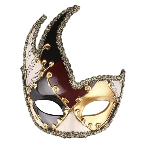YCHUCH Mardi Gras Plastik Gesichtsangebot Für Die Halloween Weihnachtsfeier Mit Atmungsaktivem Bequemerem Bequem YCHUCH Mardi Gras Plastik Gesichtsangebot Für Die Halloween Weihnachtsfeier Mit Atmungsaktivem Bequemerem Bequem von YCHUCH
