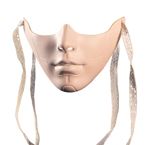 YCHUCH Maskerade Maske Mechanische Halbgesichtsmaske Party Maske Ästhetik Maske Halloween Dress Requisiten Für Erwachsene Frauen Geschenke YCHUCH Maskerade Maske Mechanische Halbgesichtsmaske Party Maske Ästhetik Maske Halloween Dress Requisiten Für Erwachsene Frauen Geschenke von YCHUCH