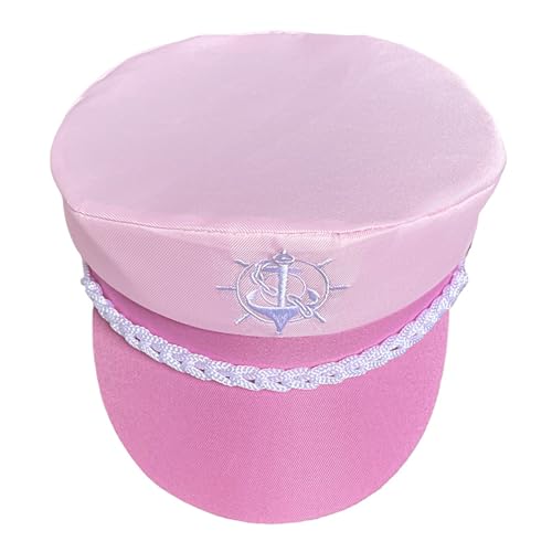 YCHUCH Matrosen-Kapitän Hut für Mädchen, Matrosen-Party, Cosplay, Kreuzfahrt-Kostüm, Billycock-Requisiten, Partykleidung für Halloween-Zubehör von YCHUCH