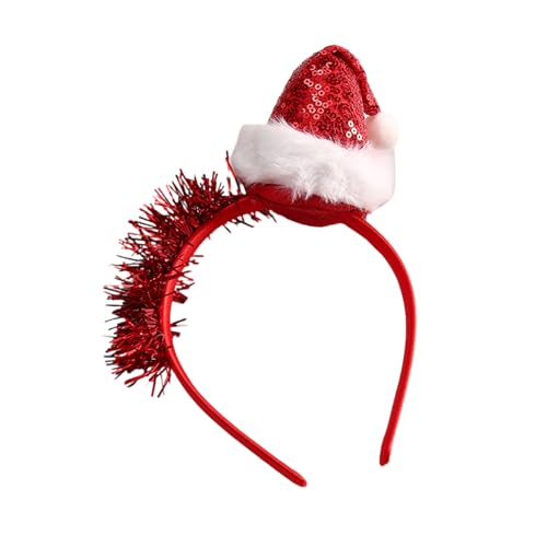 YCHUCH Modischer Weihnachts-Kopfreifen, festlicher Haarschmuck, vielseitiges Styling-Werkzeug für Kinder und Erwachsene, Foto-Requisiten von YCHUCH
