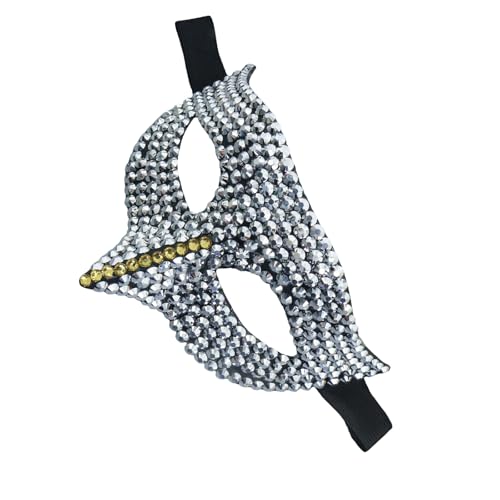 YCHUCH Strasssteine Maskerade Augenmaske Halbe Gesichtsmaske Maskerade Kostümzubehör Für Männer Frauen Maskerade Halloween Cosplay YCHUCH Strasssteine Maskerade Augenmaske Halbe Gesichtsmaske Maskerade Kostümzubehör Für Männer Frauen Maskerade Halloween Cosplay von YCHUCH