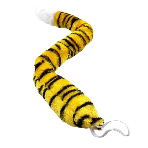 YCHUCH Tierkostüme Set Tigre Kostümzubehör Mit Tigre Ears Stirnband Schwanz Bowtie Für Weihnacht Halloween Cosplay Party von YCHUCH
