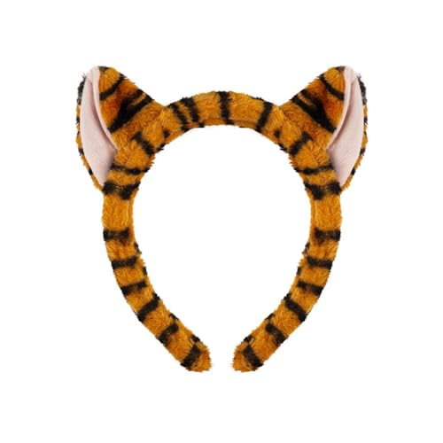 YCHUCH Tierkostüme Set Tigre Kostümzubehör Mit Tigre Ears Stirnband Schwanz Bowtie Für Weihnacht Halloween Cosplay Party von YCHUCH
